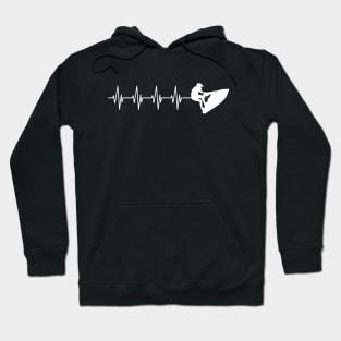 Jet Ski Heartbeat Hoodie